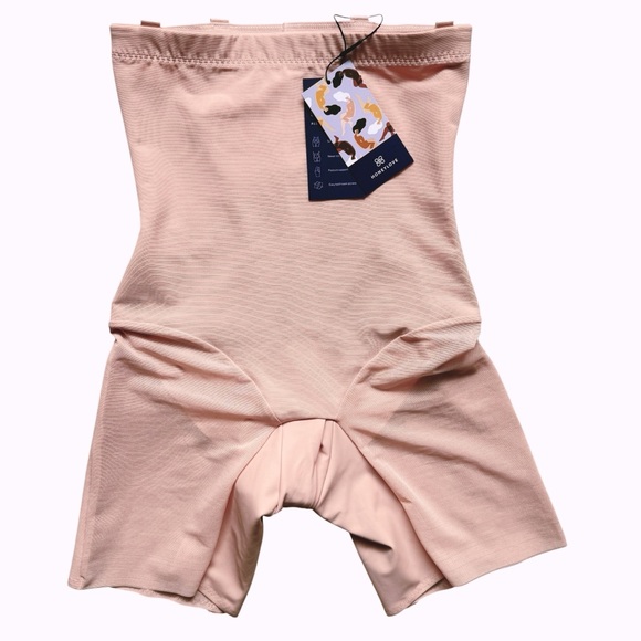 HONEYLOVE SuperPower Short Shapewear Rose Tan NEW Size Small Sculptwear - Picture 2 of 14